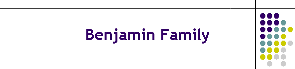 Benjamin Family